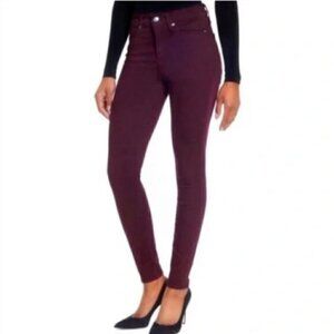 Good American High-Rise Burgundy Good Legs Jeans